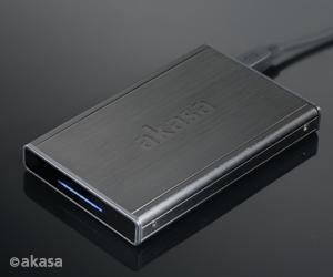 Ext. Case  2.5� USB->SATA  Black Alumin AK-IC019