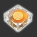 Fan 60x60x25mm Amber 2Ball quiet AK-186-L2B