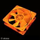 Fan 80mm Orange UV Reactive Lo-noise AK-176OR-S