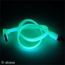Cable SATA2 90� UV Green 45cm SATA2-45-GNUV