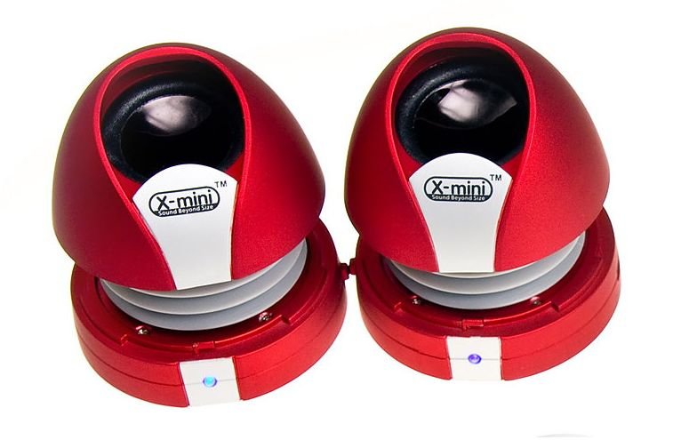 X-mini MAX II Portable Capsule Speaker - Red