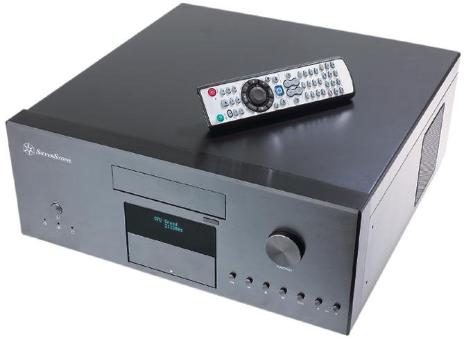 HTPC Case LASCALA Black/Remote - LC16B-MR