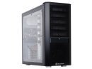 Middle Tower Case KUBLAI Black/Window - KL02B-W