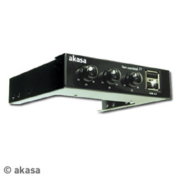 Fan Controller 3.5“ Black - 3 Fans - AK-FC-06BK Fan Controller 3.5“ Black - 3 Fans - AK-FC-06BK