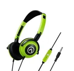 Слушалки Symphony headphones with mic Black & green AM2005/BKG Слушалки Symphony headphones with mic Black & green AM2005/BKG