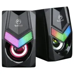 тонколони Gaming Speakers 2.0 6W Rainbow backlight - MARVO-SG-118 тонколони Gaming Speakers 2.0 6W Rainbow backlight - MARVO-SG-118