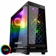 Case ATX - Fully Tempered Glass - Polaris Black RGB Case ATX - Fully Tempered Glass - Polaris Black RGB