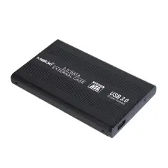 Външна кутия за харддиск External Case 2.5" SATA USB3.0 Aluminium Black Външна кутия за харддиск External Case 2.5" SATA USB3.0 Aluminium Black