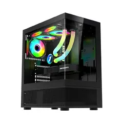 Case ATX - MIKU Mi7-A Black - Reversed fans included Case ATX - MIKU Mi7-A Black - Reversed fans included