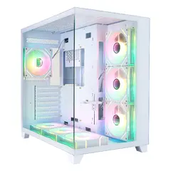 кутия Case ATX - MEGAVIEW MV8 White - 7 x 120 mm A-RGB fans included кутия Case ATX - MEGAVIEW MV8 White - 7 x 120 mm A-RGB fans included