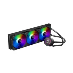 Water Cooling 360mm - Thunderstorm TS4 360 Black - Digital Display, aRGB Water Cooling 360mm - Thunderstorm TS4 360 Black - Digital Display, aRGB