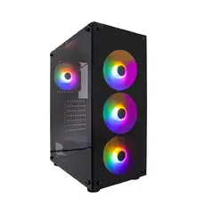Употребяван продукт - Кутия Case ATX - Fire Dancing V3-B RGB - 4 fans included Употребяван продукт - Кутия Case ATX - Fire Dancing V3-B RGB - 4 fans included