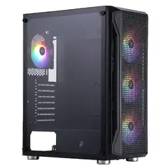кутия Case ATX - Firebase X5 RGB v2 - 4 fans included кутия Case ATX - Firebase X5 RGB v2 - 4 fans included