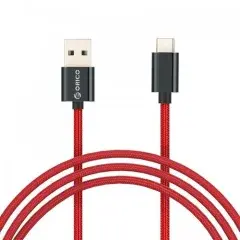 Cable - USB2.0 Type A to Type-C - 5A Fast Charging, Kevlar Braided, 1m - KAC-10-RD Cable - USB2.0 Type A to Type-C - 5A Fast Charging, Kevlar Braided, 1m - KAC-10-RD