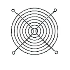 Fan Grill Metal - 120mm Black Fan Grill Metal - 120mm Black