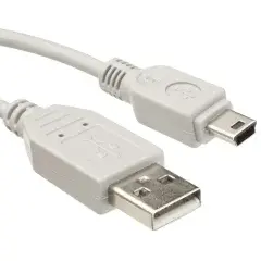 Cable USB2.0 type A-Mini 5pin Cable USB2.0 type A-Mini 5pin