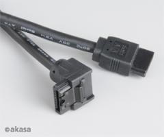 Cable SATA3 90° Black 100cm AK-CBSA01-10BK Cable SATA3 90° Black 100cm AK-CBSA01-10BK