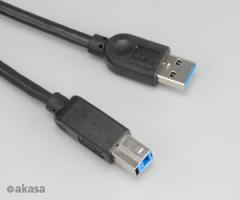 Cable USB 3.0 A->B male 1.5m AK-CBUB01-15BK Cable USB 3.0 A->B male 1.5m AK-CBUB01-15BK