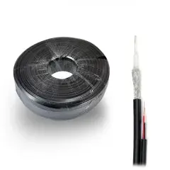 Коаксиален кабел Coaxial cable RG59+2C power 2x18AWG(2x0.82)-100m Коаксиален кабел Coaxial cable RG59+2C power 2x18AWG(2x0.82)-100m