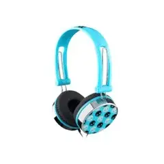 Headphones 17017D - Blue - Skulls Headphones 17017D - Blue - Skulls