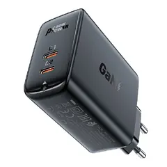 Charger Wall GaN PD50W - A29 - USB-C x 2, Black Charger Wall GaN PD50W - A29 - USB-C x 2, Black