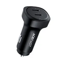 Fast Charger Car PD3.0 72W - B2 - USB-C x 2, Black Fast Charger Car PD3.0 72W - B2 - USB-C x 2, Black