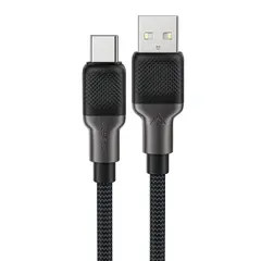 USB-A to USB-C Cable 3A 1.2m - C10-04 - Black USB-A to USB-C Cable 3A 1.2m - C10-04 - Black