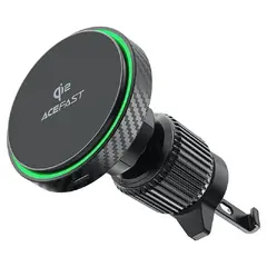 Стойка за телефон за кола Car phone holder - for Air vent, Magnetic Qi2 Wireless Charging - D33 Qi2 - Black Стойка за телефон за кола Car phone holder - for Air vent, Magnetic Qi2 Wireless Charging - D33 Qi2 - Black
