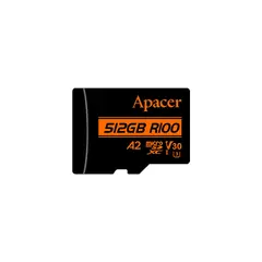 microSDXC 512GB UHS-I U3 V30 A2 Class 10, Adapter - AP512GMCSX10U8-R microSDXC 512GB UHS-I U3 V30 A2 Class 10, Adapter - AP512GMCSX10U8-R