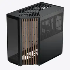 Case ATX - V1-W - Wood, Black Case ATX - V1-W - Wood, Black