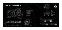 Gaming Mousepad Liquid Freezer III Design Gaming Mousepad Liquid Freezer III Design