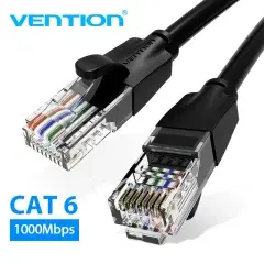 Кабел LAN UTP Cat.6 Patch Cable - 2M Black - IBEBH Кабел LAN UTP Cat.6 Patch Cable - 2M Black - IBEBH