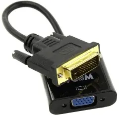 активен преходник Adapter DVI-D 24+1 M -> VGA F Active - CG491-0.15m активен преходник Adapter DVI-D 24+1 M -> VGA F Active - CG491-0.15m
