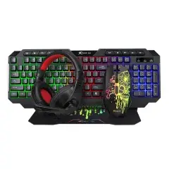 Gaming COMBO CMX-415 - Keyboard, Mouse, Headset, Mousepad - XTRM-CMX-415 Gaming COMBO CMX-415 - Keyboard, Mouse, Headset, Mousepad - XTRM-CMX-415