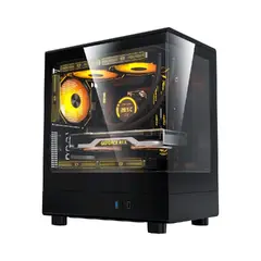 кутия Case mATX - DB330M Black - Reversed fans included кутия Case mATX - DB330M Black - Reversed fans included
