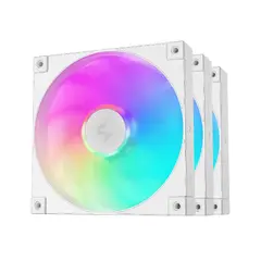Fan Pack 3-in-1 3x140mm - FD14 White, Addressable RGB Fan Pack 3-in-1 3x140mm - FD14 White, Addressable RGB