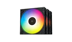 Комплект вентилатори Fan Pack 3-in-1 3x120mm - FC120 Black, Addressable RGB Комплект вентилатори Fan Pack 3-in-1 3x120mm - FC120 Black, Addressable RGB