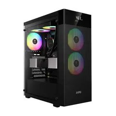 кутия Case ATX - AURA GC5 ELITE ARGB BK - Addressable RGB, Mesh, Digital Display кутия Case ATX - AURA GC5 ELITE ARGB BK - Addressable RGB, Mesh, Digital Display