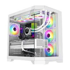 Case ATX - HYPE-A White - 4 x 120 mm Addressable RGB fans Case ATX - HYPE-A White - 4 x 120 mm Addressable RGB fans