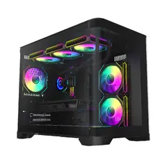 Case mATX - HYPE-M Black - 3 x 120 mm Addressable RGB fans Case mATX - HYPE-M Black - 3 x 120 mm Addressable RGB fans