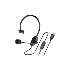 Single Ear Headset - HS-100U, Mic, USB, Black Single Ear Headset - HS-100U, Mic, USB, Black