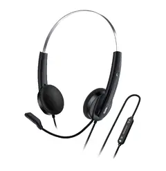 слушалки с микрофон Headset HS-220U - AI, USB-C, Mic, Black слушалки с микрофон Headset HS-220U - AI, USB-C, Mic, Black