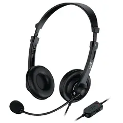 слушалки с микрофон Headset HS-230U - USB, Mic, Black слушалки с микрофон Headset HS-230U - USB, Mic, Black