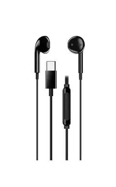 слушалки тапи In-ear Earbuds HS-M365 - USB-C, Black слушалки тапи In-ear Earbuds HS-M365 - USB-C, Black