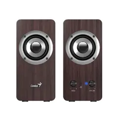 Speakers 2.0 - SP-HF400 - 10W RMS, Dark Brown Speakers 2.0 - SP-HF400 - 10W RMS, Dark Brown