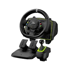 волан с педали Racing Wheel with pedals SpeedMaster X2 - Gear shifter, Pedals, Dual-motor vibration волан с педали Racing Wheel with pedals SpeedMaster X2 - Gear shifter, Pedals, Dual-motor vibration