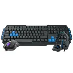 Gaming COMBO - POSEIDON E1 3-in-1 Combo - Keyboard + Mouse + Headphones Gaming COMBO - POSEIDON E1 3-in-1 Combo - Keyboard + Mouse + Headphones