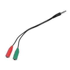 преходник Adapter 3.5mm 4pin M / 2 x 3.5mm F - MAKKI-CBL-SP35 преходник Adapter 3.5mm 4pin M / 2 x 3.5mm F - MAKKI-CBL-SP35