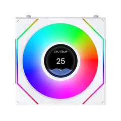 Fan 120mm - SL-INF LCD FLEX - White, Reverse Fan 120mm - SL-INF LCD FLEX - White, Reverse