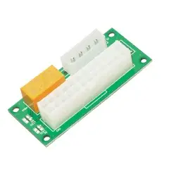 Синхронизатор за две захранвания Mining ATX 24Pin to Molex 4Pin Dual PSU Power Supply Sync Starter - MAKKI-ADD2PSU Синхронизатор за две захранвания Mining ATX 24Pin to Molex 4Pin Dual PSU Power Supply Sync Starter - MAKKI-ADD2PSU
